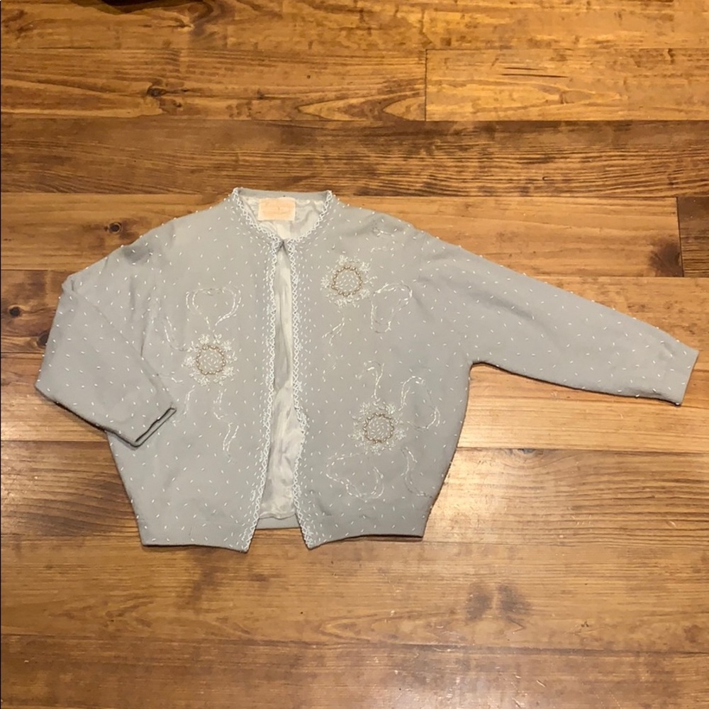 Beaded sweater